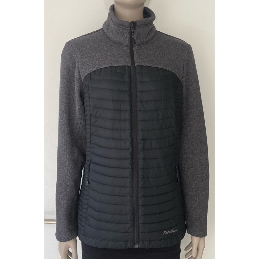 Eddie Bauer Hybrid Knit Quilted Down Jacket